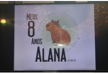 Niver 8 Anos Alana